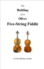 Full build photo-story of the making of a five-string fiddle by Oregon Artisanal Luthier, Chet Bishop